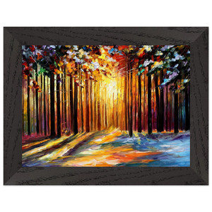 Leonid Afremov  Leonid Afremov N10 Premium Wooden Framed Art Print / Poster