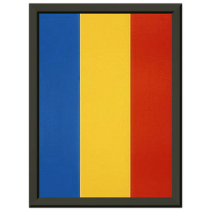 Ellsworth Kelly  Blue Yellow Red Premium Metal Framed Art Print / Poster
