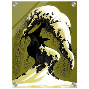 Eyvind Earle  Snow Laden Acrylic Print
