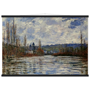 Monet Flood of Seine Vetheuil Museum-Quality Matte Paper Poster with Hanger