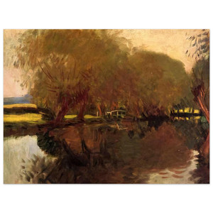John Singer Sargent  A Backwater at Calcot Near Reading Aluminum Print