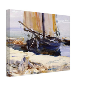 John Singer Sargent  Above Lake Garda at San Vigilio Canvas