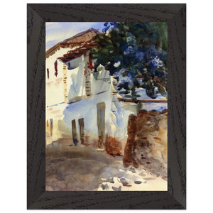 John Singer Sargent  The White House Premium Wooden Framed Art Print / Poster