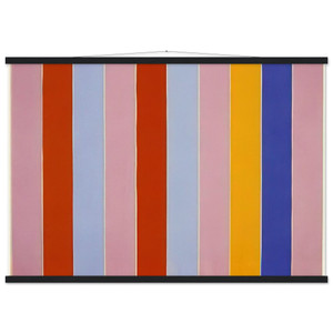 Gene Davis  Peeping Wall  1960 Museum-Quality Matte Paper Poster with Hanger