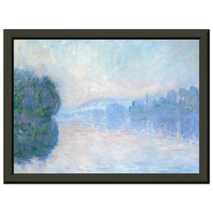 claude monet  The Siene near Vernon Premium Metal Framed Art Print / Poster