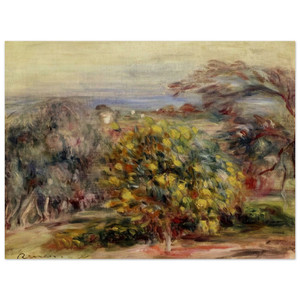 PierreAuguste Renoir  Landscape at Collettes Wood Print