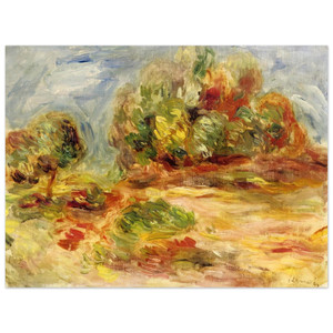 PierreAuguste Renoir  Cagnes Landscape Aluminum Print