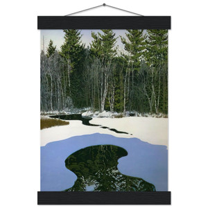 Neil Welliver Pond Pass Matte Paper Poster with Hanger
