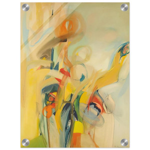 Miriam Schapiro  Down to Earth  1959 Acrylic Print