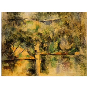 Paul Cezanne  Reflections in the Water Wood Print