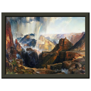 Thomas Moran  The Chasm of the Colorado Premium Metal Framed Art Print / Poster