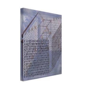 Salvador Dali  A PROPOS OF THE TREATISE ON CUBIC FORM BY JUAN DE HERRERA Canvas