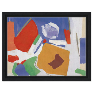 Esteban Vicente  UNTITLED 1988 N2 Framed Canvas