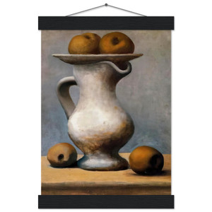 Pablo Picasso Pitcher Apples Museum-Quality Matte Paper Poster with Hanger