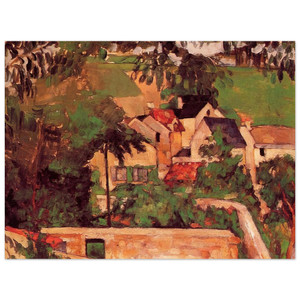 Paul Cezanne  Etude  Paysage a Auvers Aluminum Print