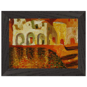 Salvador Dali  PORTDOGUE 1919 Premium Wooden Framed Art Print / Poster