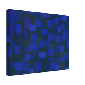 Ad Reinhardt  Number 88 Blue  1950 Canvas