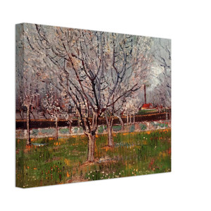 Vincent van Gogh  Orchard in Blossom Plum Trees Canvas
