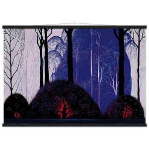 Eyvind Earle  Purple Eucalyptus Museum-Quality Matte Paper Poster with Hanger