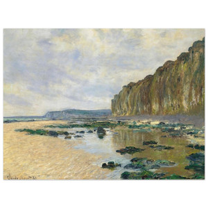 claude monet  Low Tide at Varengeville Aluminum Print