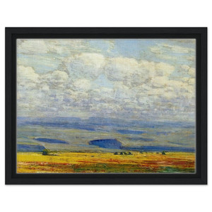 Childe Hassam  Oregon Landscape Framed Canvas