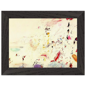 Cy Twombly  Bay of Naples Premium Wooden Framed Art Print / Poster