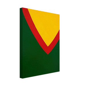 Al Held  Purple Triangle Canvas