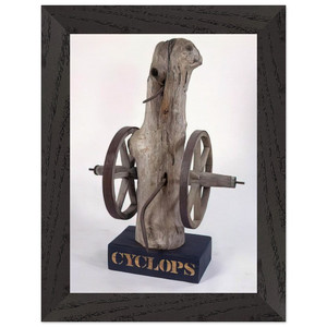 Robert Indiana  Cyclops Premium Wooden Framed Art Print / Poster