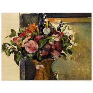 Paul Cezanne  FLOWERS IN A VASE N3 Wood Print
