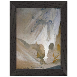 Thomas Moran Yellowstone Canyon Walls Premium Wooden Framed Art Print / Poster