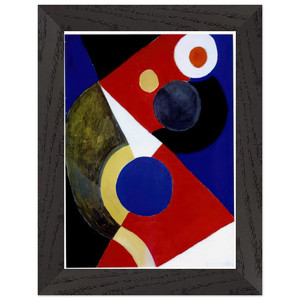 Sonia Delaunay  RHYTHM COLOUR 2 Premium Wooden Framed Art Print / Poster