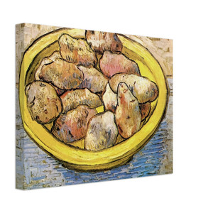 Vincent van Gogh  Still Life Potatoes in a Yellow Dish Canvas
