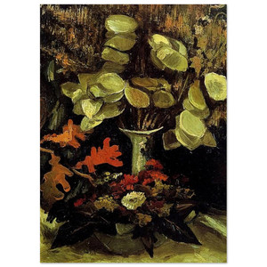 Vincent van Gogh  Vase with Honesty Fine Art Poster / Art Print