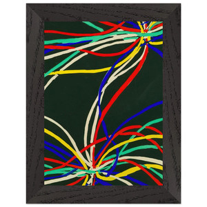 Sonia Delaunay Compositions Couleurs Premium Wooden Framed Art Print / Poster