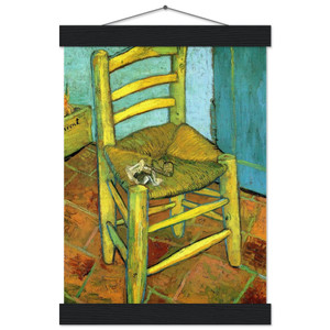 Vincent van Gogh  Van Goghs Chair Museum-Quality Matte Paper Poster with Hanger