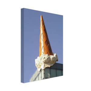 Claes Oldenburg  DROPPED CONE COLLABORATION WITH VAN BRUGGEN 2001 Canvas