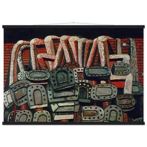 Philip Guston  ANCIENT WALL Museum-Quality Matte Paper Poster with Hanger