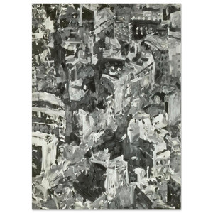 Gerhard Richter  TOWNSCAPE PARIS 1968 Fine Art Poster / Art Print