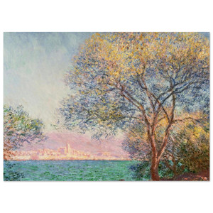 claude monet  Antibes in the Morning Fine Art Poster / Art Print