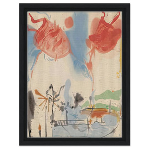 Helen Frankenthaler  Round Trip 1957 Framed Canvas