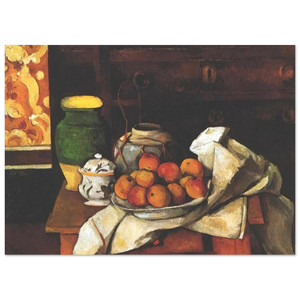 Paul Cezanne Still life with Chest of Drawers Fine Art Poster / Art Print