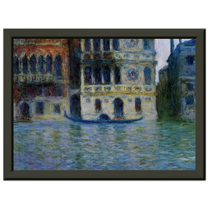 claude monet  Palazzo Dario Premium Metal Framed Art Print / Poster