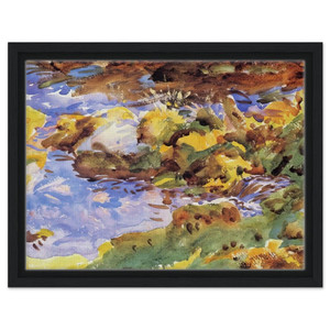 John Singer Sargent  The Alps Val DAosta Purtud Framed Canvas