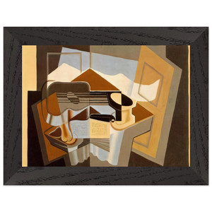 Juan Gris  THE MOUNTAIN LE CANIGOU 1921 Premium Wooden Framed Art Print / Poster