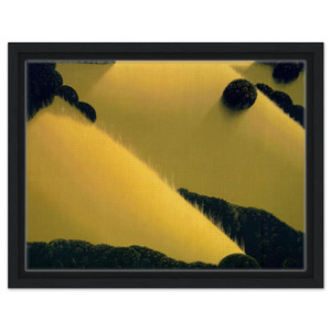 Eyvind Earle  Golden Hills Framed Canvas