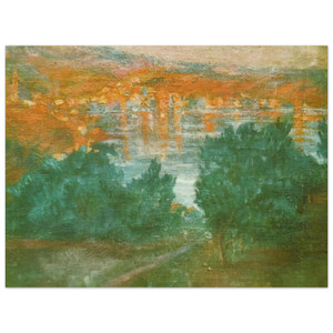 Salvador Dali  LANDSCAPE CADAQUES Aluminum Print