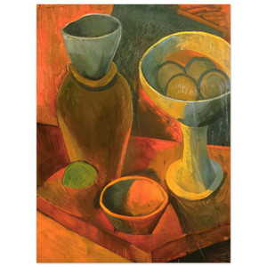 Pablo Picasso  Jug and fruit dish Aluminum Print