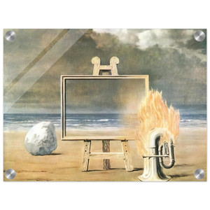 Rene Magritte  THE FAIR CAPTIVE 1947 Acrylic Print