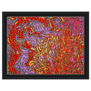Keith Haring  MOSES AND THE BURNING BUSH 1985 N2 Framed Canvas