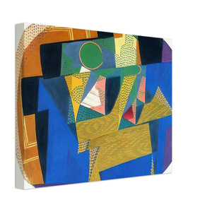 Juan Gris  FRUIT BOWL WITH BOTTLE Canvas